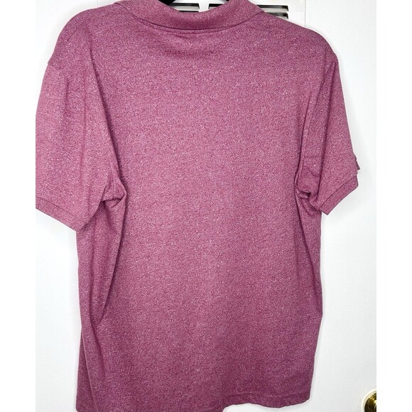 Penguin Men’s Large Light Red  Polo Shirt Fit Short Sleeve 100% Cotton. Used. - Picture 2 of 5